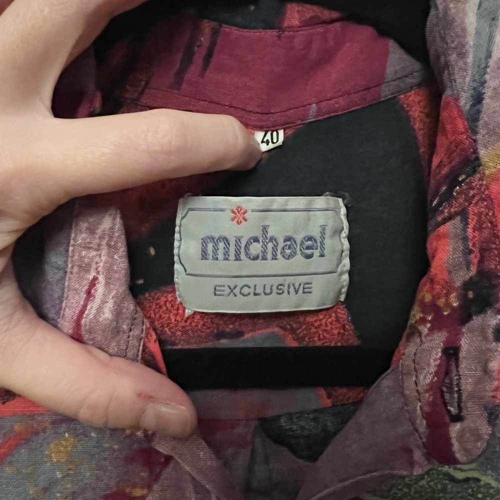 Printed Vintage Button Down - image 2